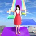 动漫女高中生跑酷3D游戏 动漫女高中生跑酷3D游戏